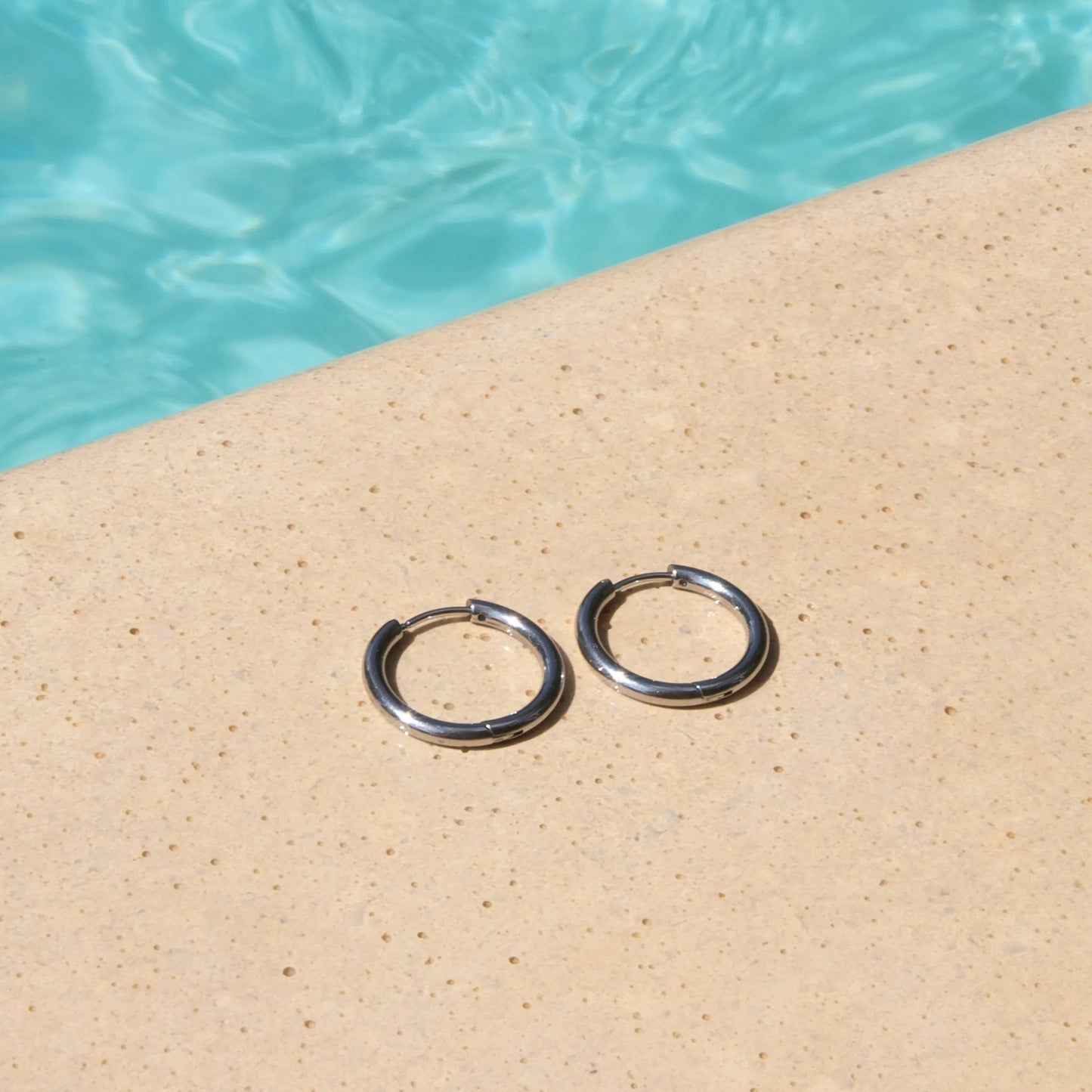 Boucles d'oreilles Anneau argenté Galiette