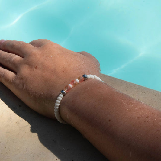 Bracelet Anémone argenté Galiette