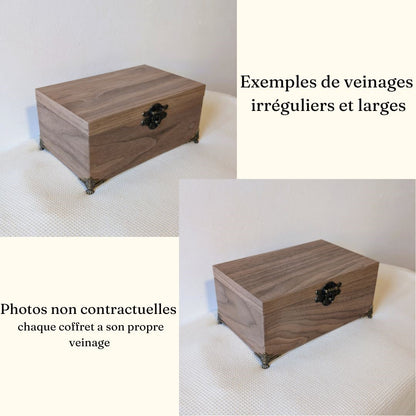 "Le Coffret" placage Noyer Américain Galiette
