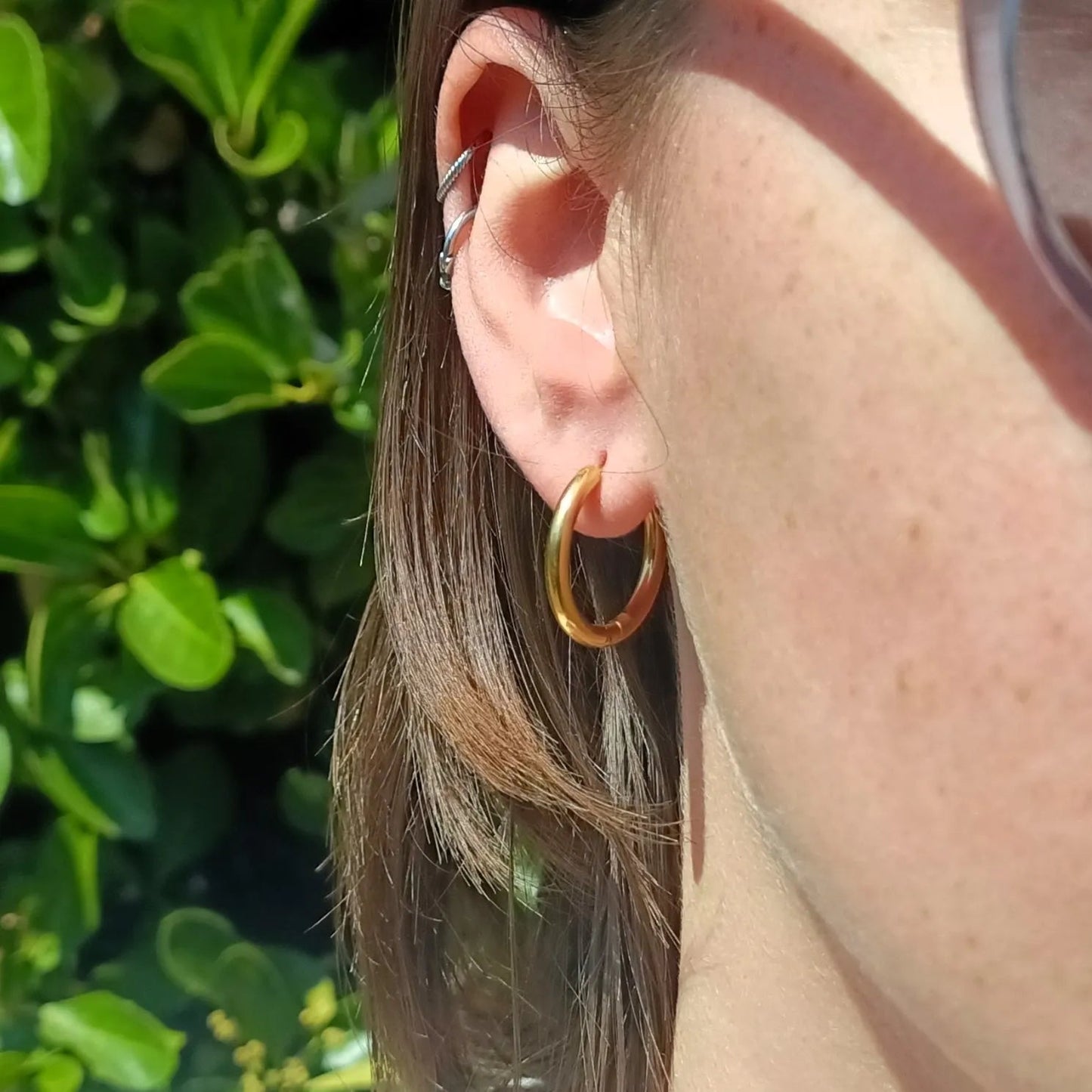 Boucles d'oreilles Anneau doré Galiette