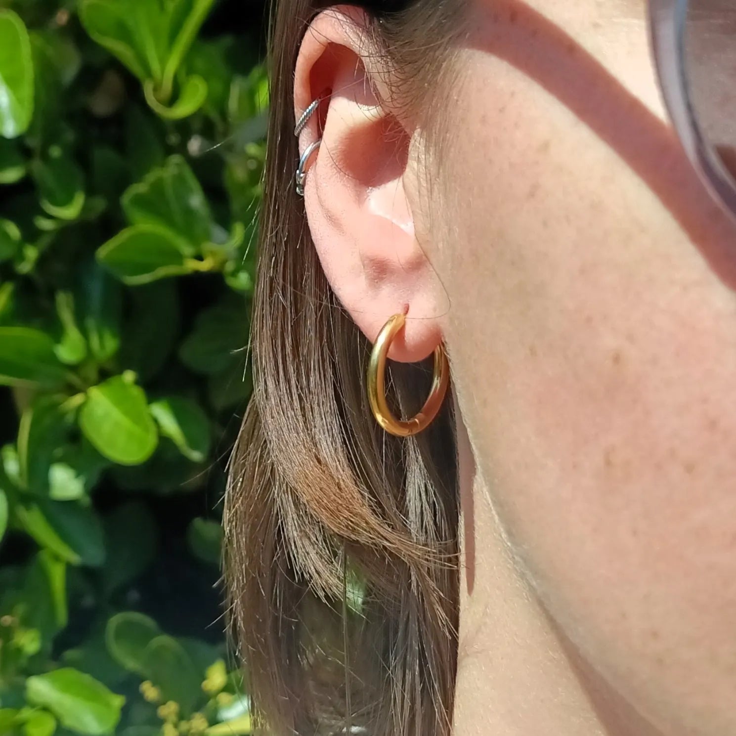 Boucles d'oreilles Anneau doré Galiette