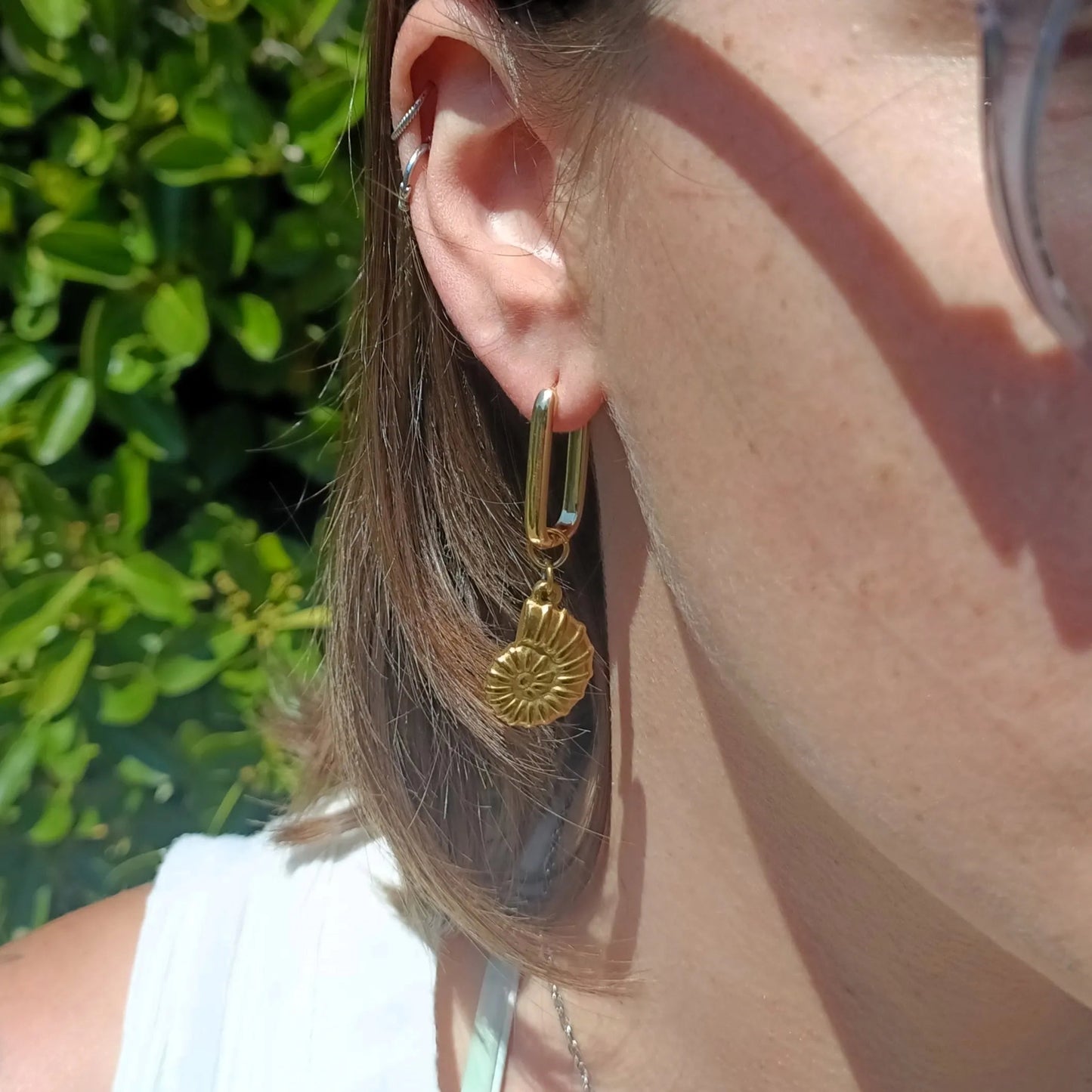 Boucles d'oreilles Handia doré Galiette