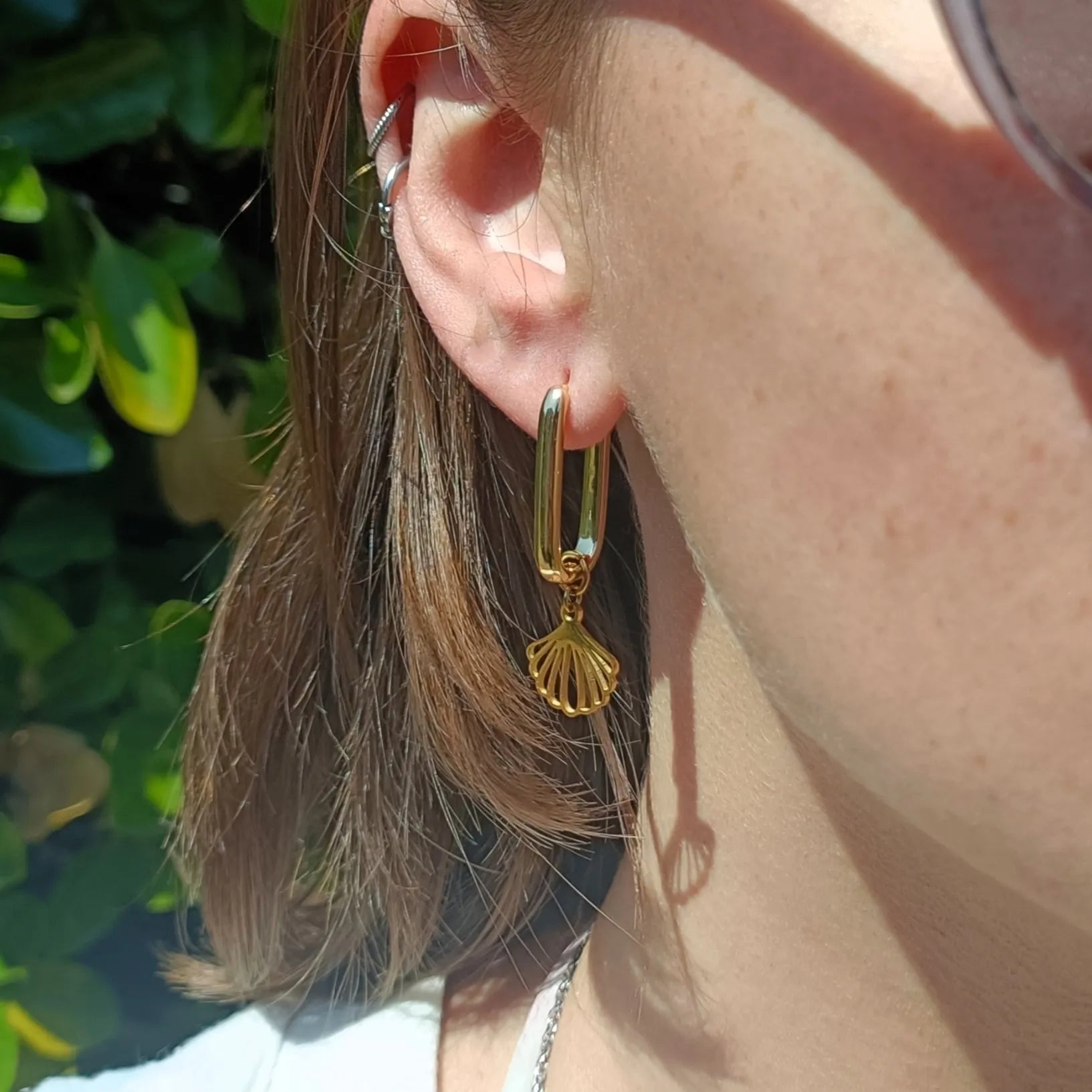 Boucles d'oreilles Handia doré Galiette