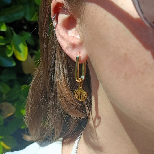 Boucles d'oreilles Handia doré Galiette