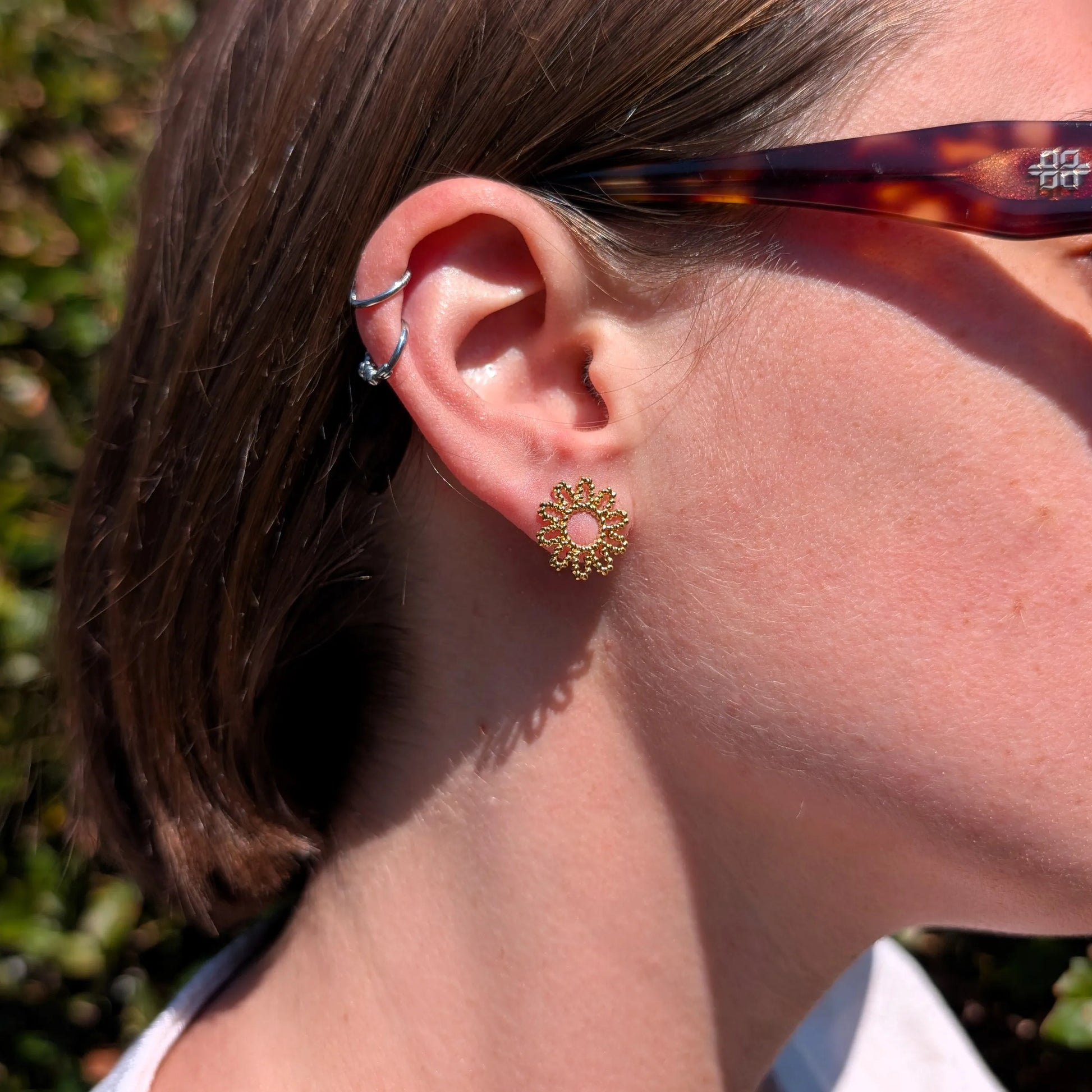 Boucles d'oreilles Sunflower Galiette