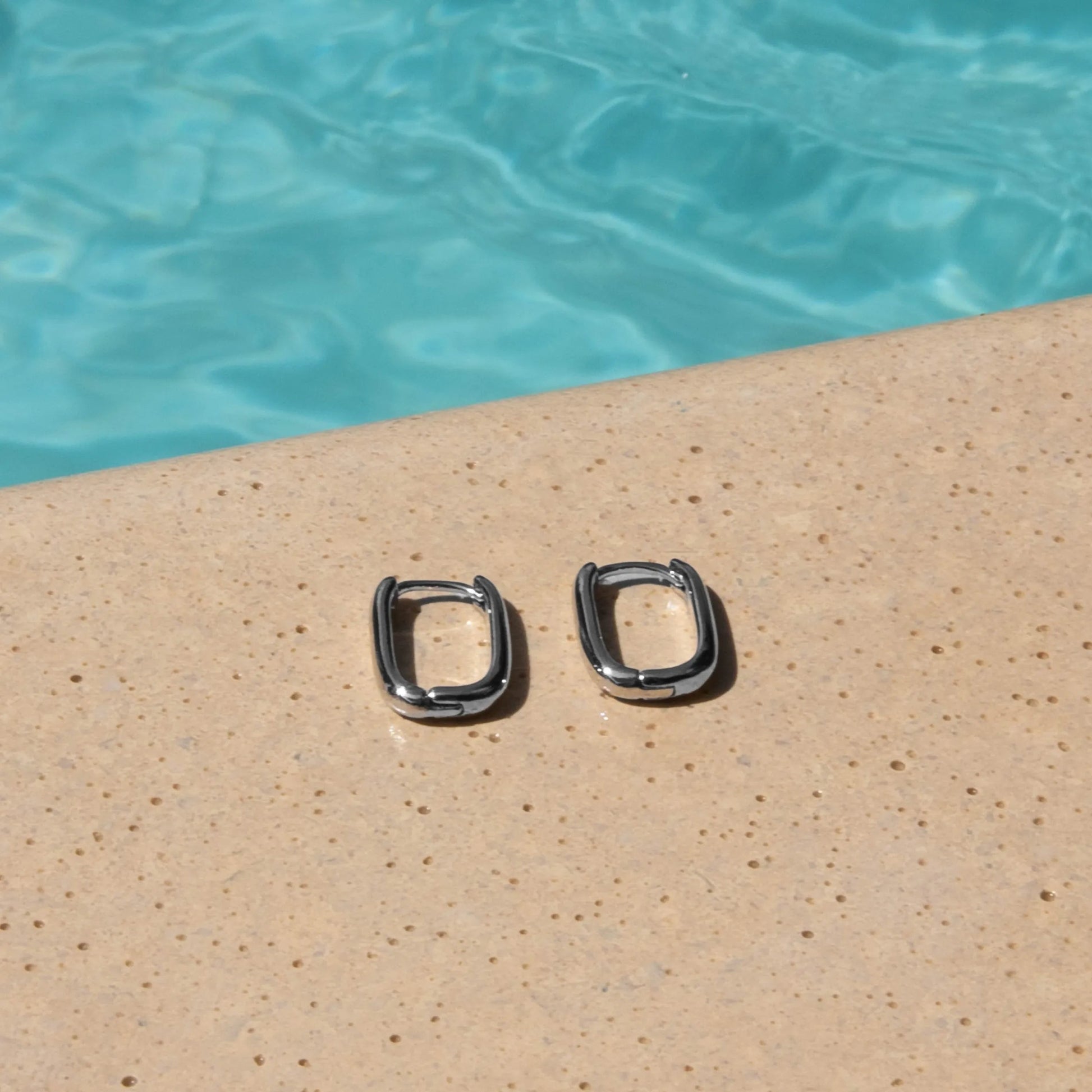 Boucles d'oreilles Square argenté Galiette