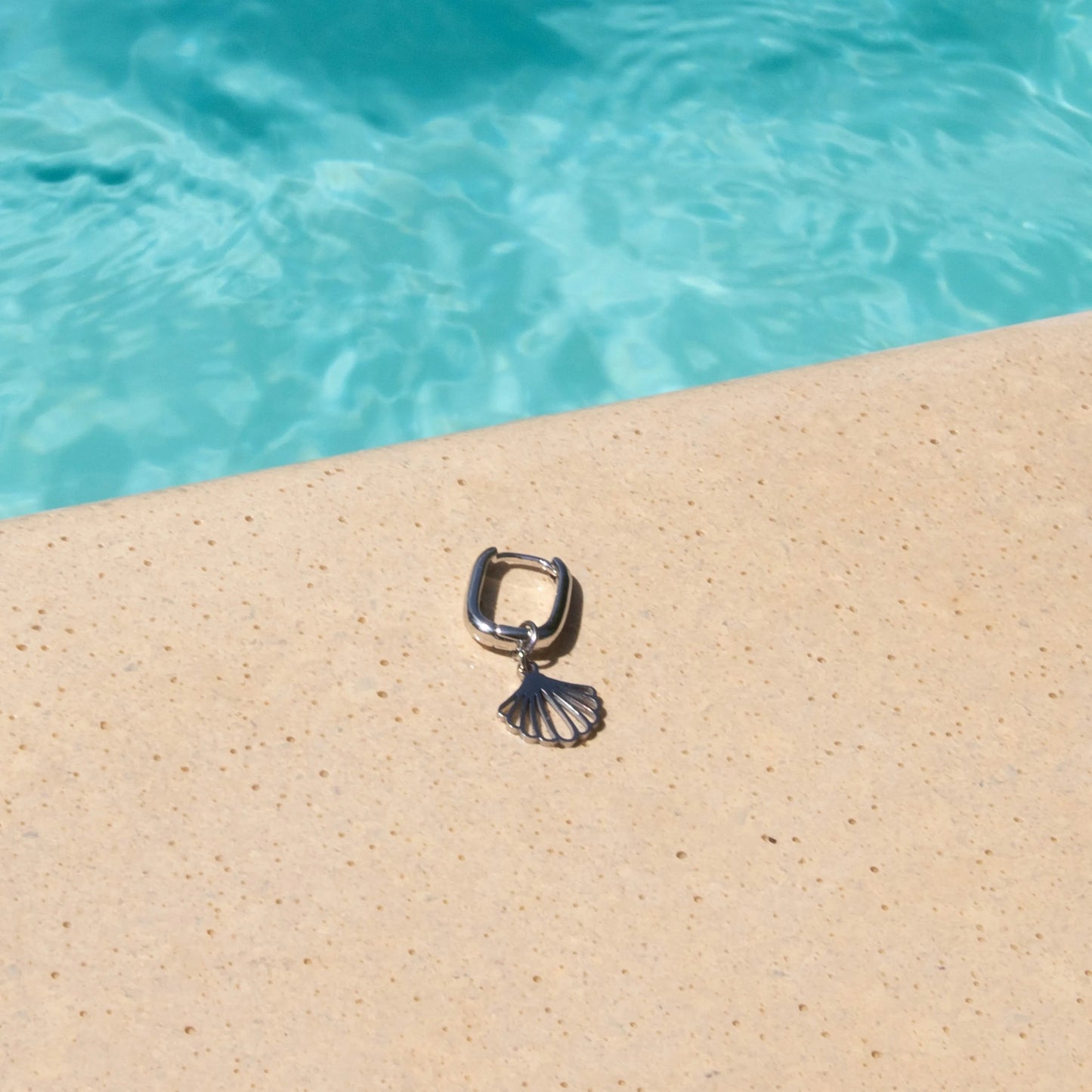 Boucles d'oreilles Square argenté Galiette