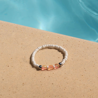 Bracelet Anémone argenté Galiette