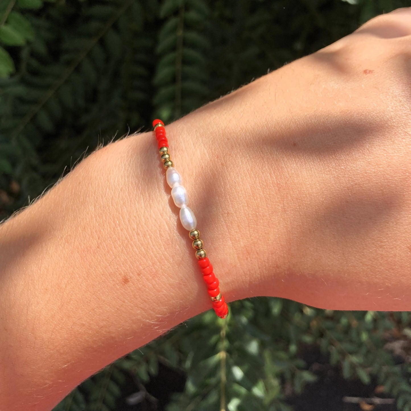 Bracelet Biarritz rouge Galiette