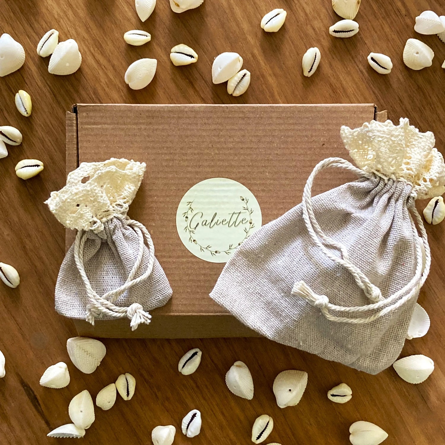 Image explicite du packaging Galiette que nous réalisons a chaque commande